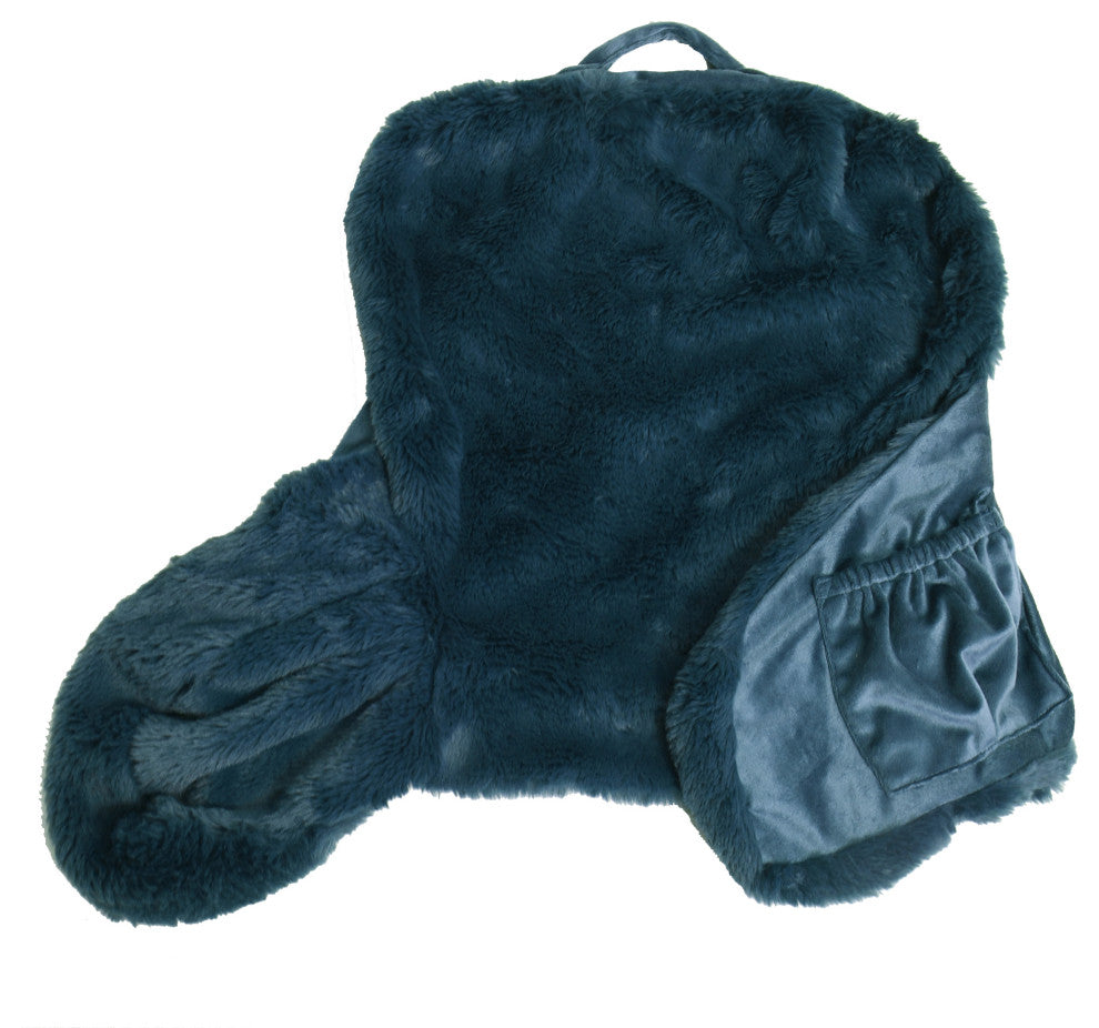 Faux Fur Bedrest Shell, Dragonfly, 20"x18" X17"