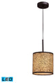 ELK Lighting Medina 1-Light LED Pendant, Aged Bronze