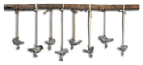 Uttermost 13885 Birds On A Branch 24" x 45" Elm Wood Wall Decor - Dark Bronze