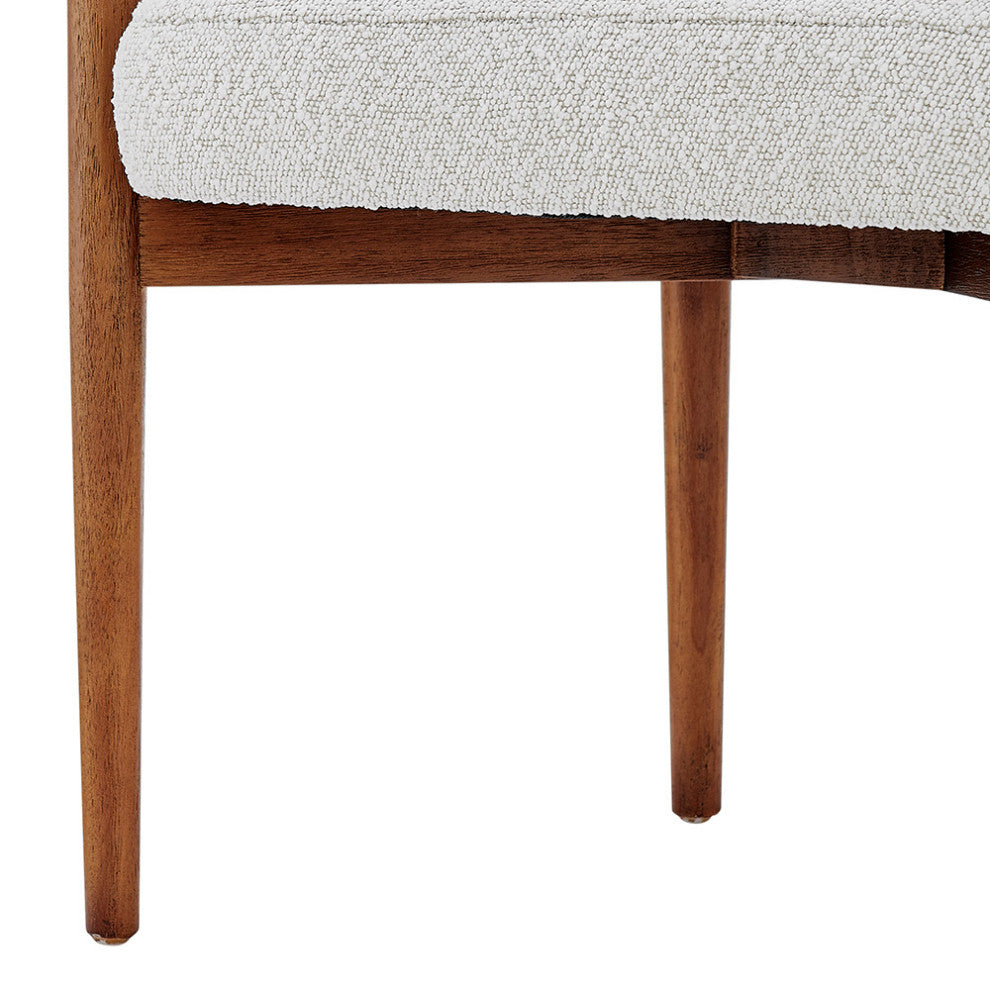 Keanu Fabric Dining Side Chair, Boucle Beige