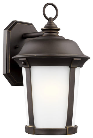 Calder Large 1-Light Outdoor Wall Lantern, Antique Bronze