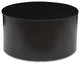 Drum Alevi Black Iron coffee Table with Storage