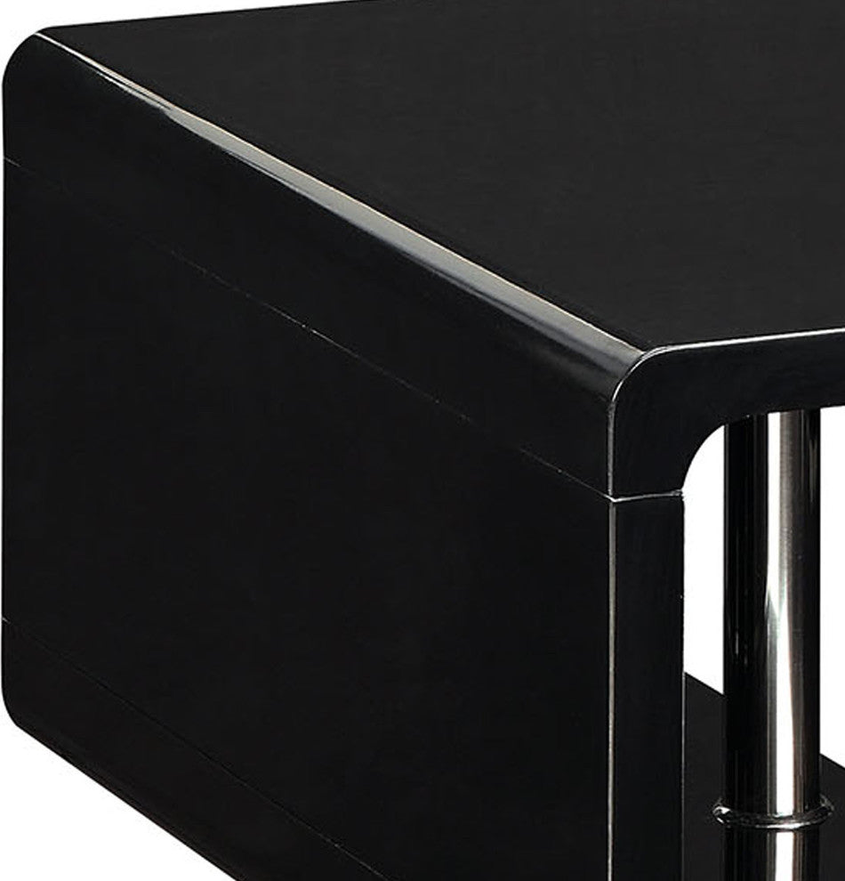 Ninove Contemporary Style End Table, Black