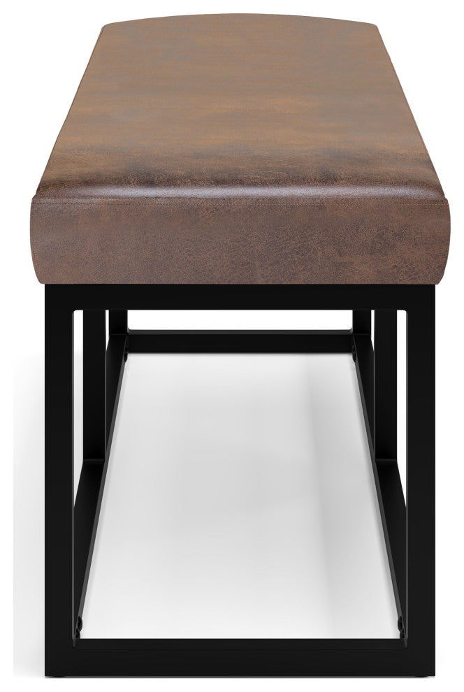 Reynolds Bench, Distressed Chestnut Brown