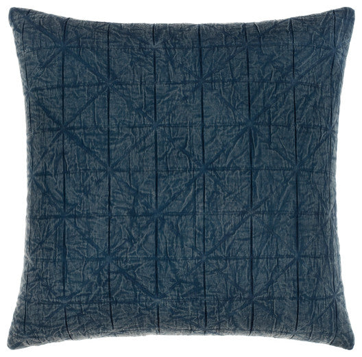 Surya Winona Navy Pillow Shell With Polyester Insert 20"H X 20"W