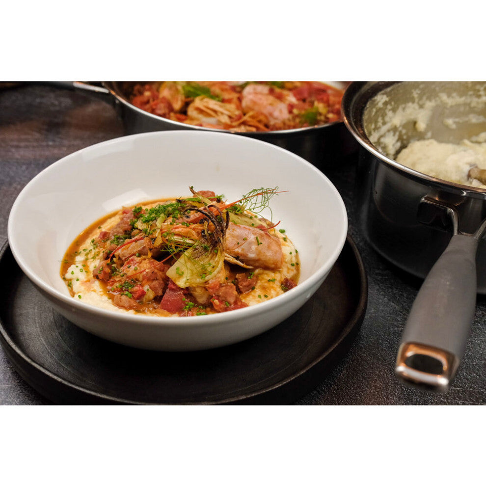 3-Qt. Tri-Ply Stainless Steel Sauce Pan With Rim Latch