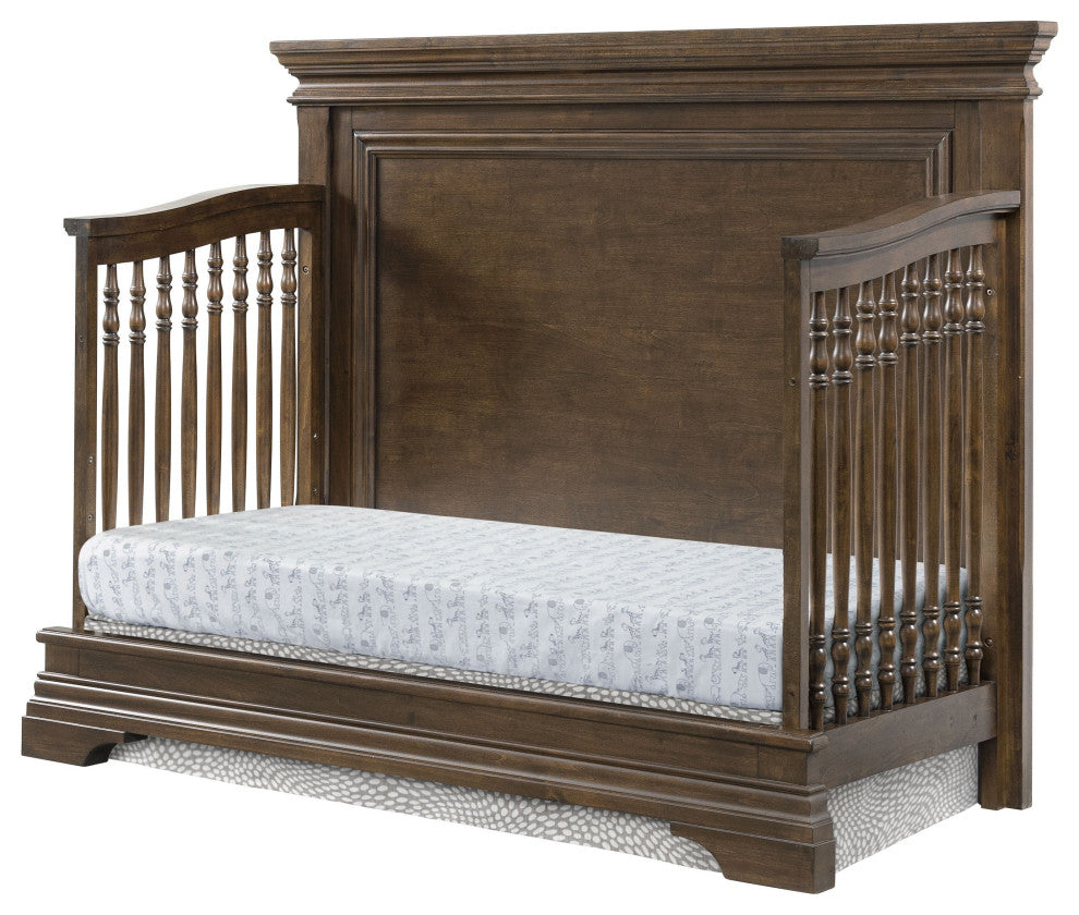 Olivia 61"W Wood Convertible Crib, Rosewood