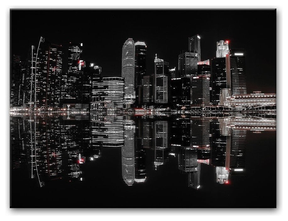 Night in the City'' Canvas Wall Decor