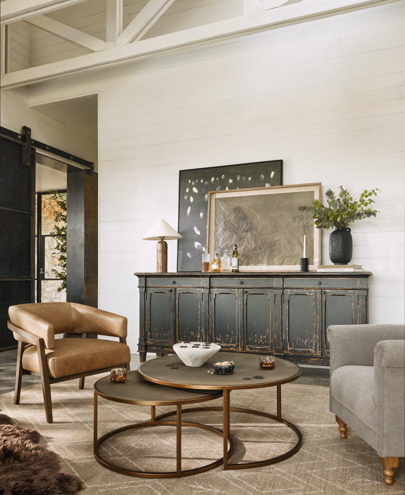 Marjorie Sideboard, Distressed Black