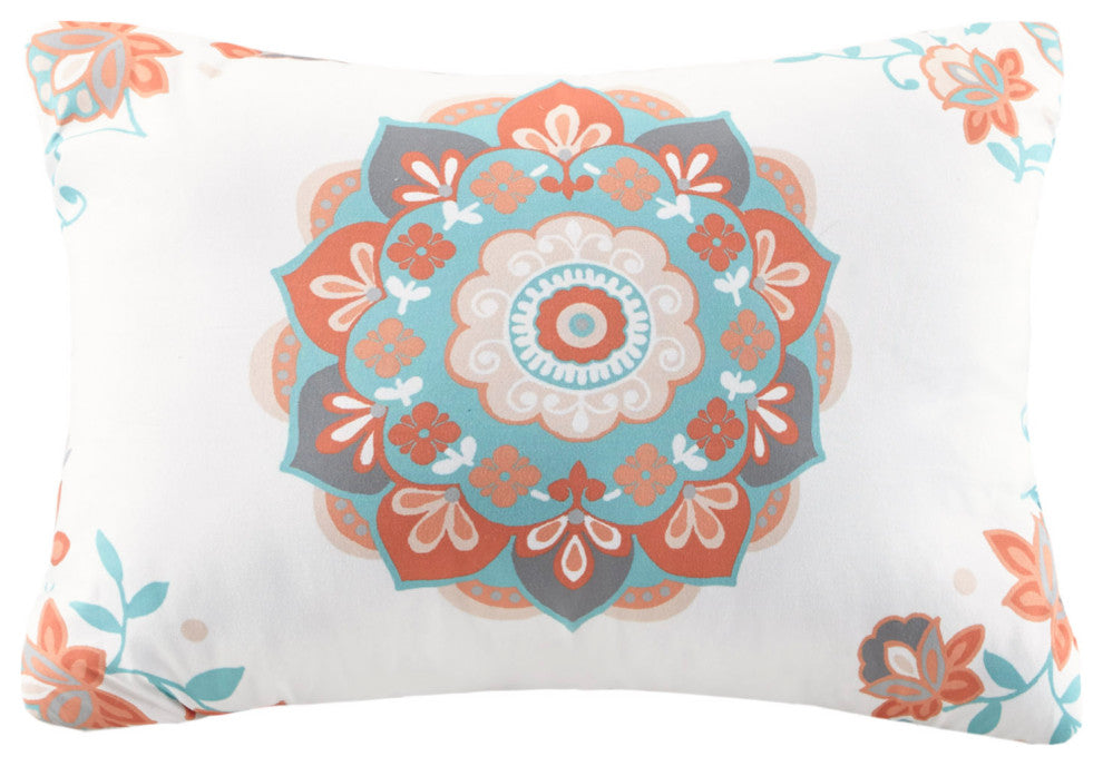 Intelligent Design Vinnie Boho Comforter Set With Bed Sheets, Aqua