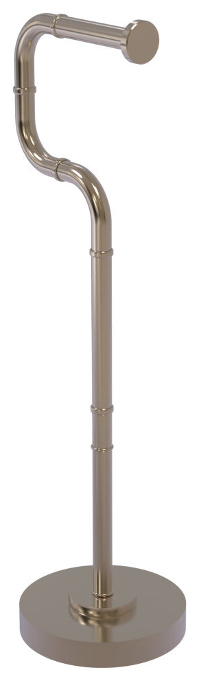 Remi Free Standing Euro Style Toilet Tissue Stand, Antique Pewter
