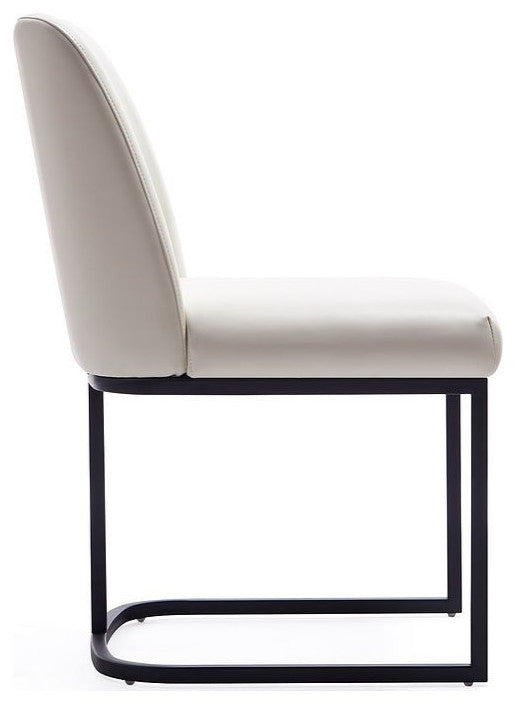 Manhattan Comfort Serena Dining Chair, Set of 8, Cream