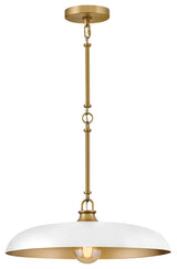Hinkley Sadie Large Dome Pendant, Lacquered Brass