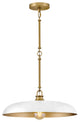 Hinkley Sadie Large Dome Pendant, Lacquered Brass