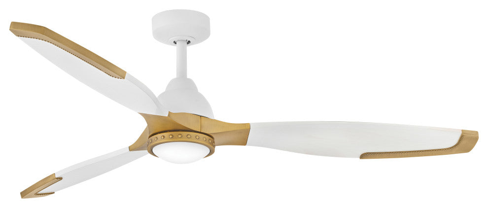 Hinkley Aileron 60" Led Smart Fan, Matte White