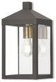 1 Light Outdoor Wall Lantern, Bronze