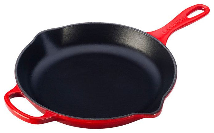 Le Creuset Signature Iron Handle Skillet, 10.25", Cherry
