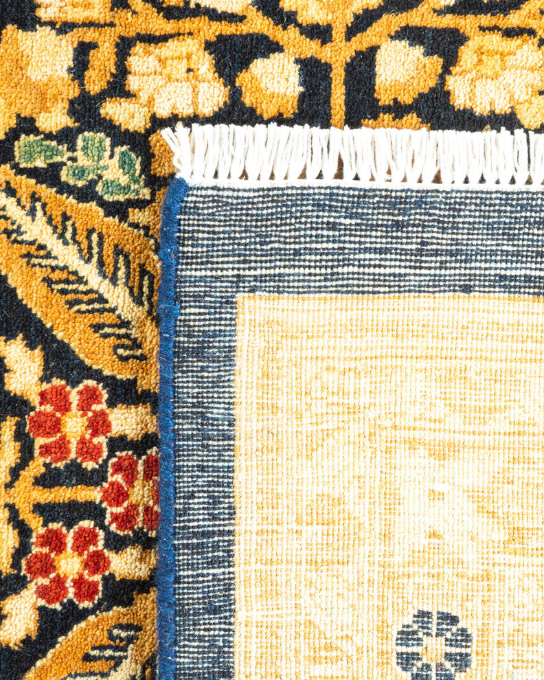 Namhkan One-of-a-Kind Hand-Knotted Area Rug Blue, 10'2"x13'3"