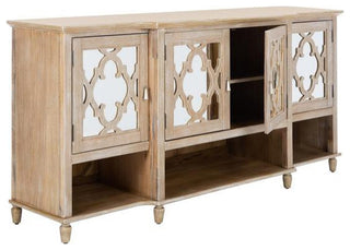 Carwyn Mirrored Sideboard White