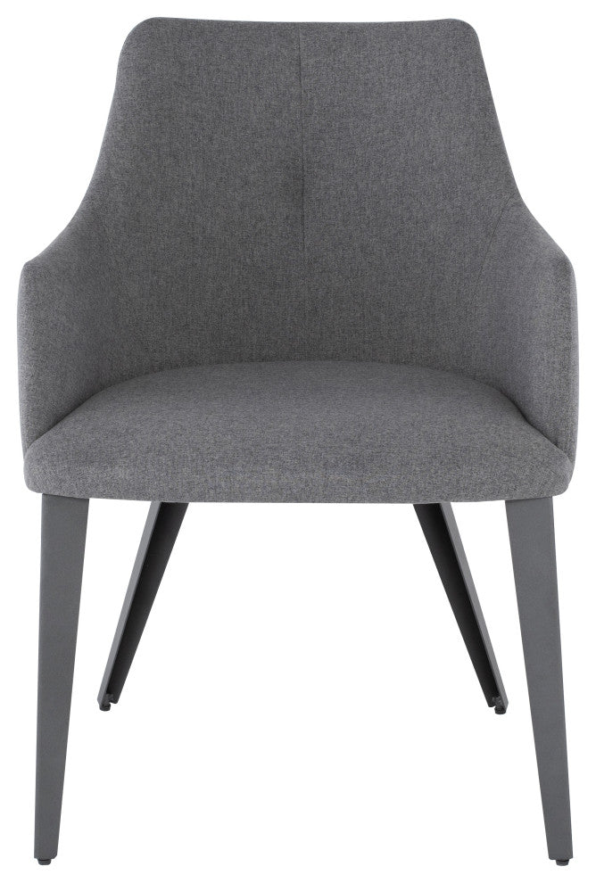 Renee Shale Grey Fabric Dining Chair