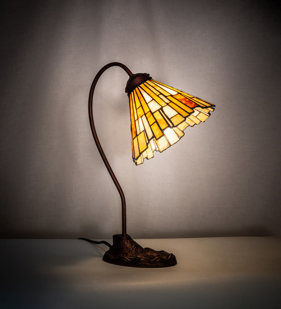 18 High Delta Jadestone Desk Lamp