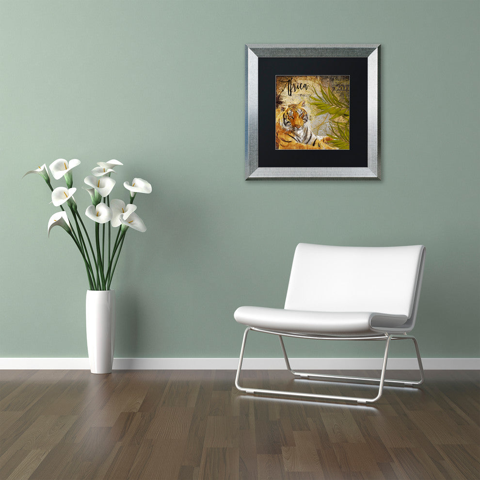 Color Bakery 'Taste Of Africa II', Silver Frame, Black Mat, 11x11