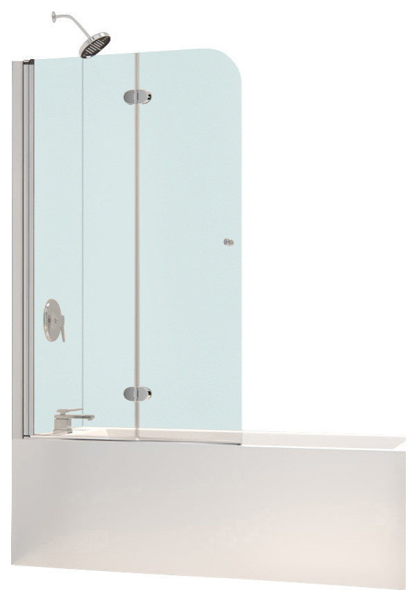 Dreamline Aqua Fold 36" Frameless Hinged Tub Door