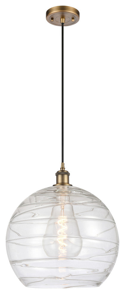 Innovations 516-1P-BB-G1213-14-LED 1-Light Pendant, Brushed Brass