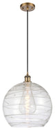 Innovations 516-1P-BB-G1213-14-LED 1-Light Pendant, Brushed Brass