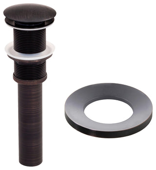 Mini 12" Black and Copper Glass Vessel Sink Combo Set