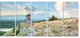 "View Tower on Hill" Panorama Landscape Wall Art Canvas Print60"x28", 5-Panels