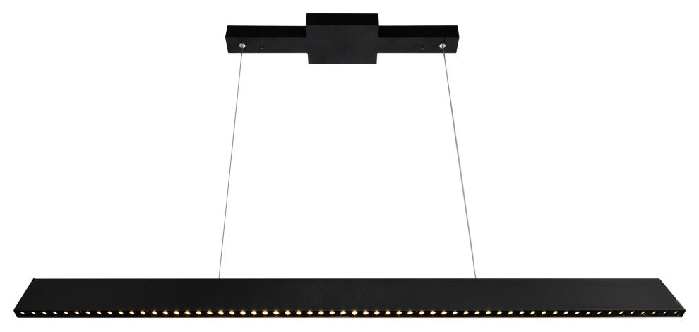 Bellagio 45 in LED Integrated Black Chandelier