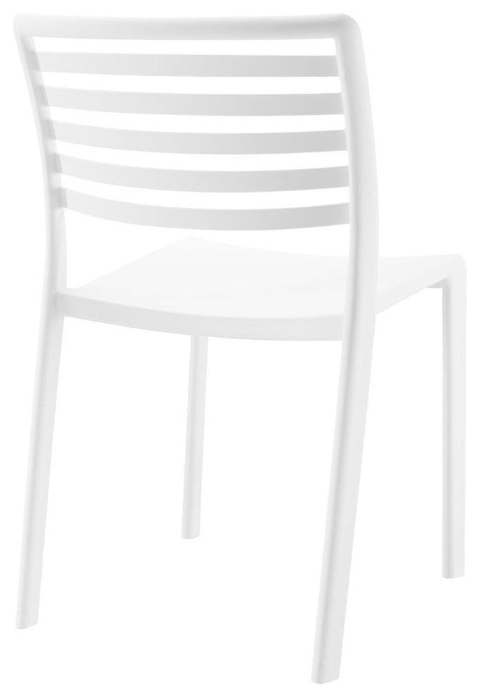 Modern White Enable Dining Chair