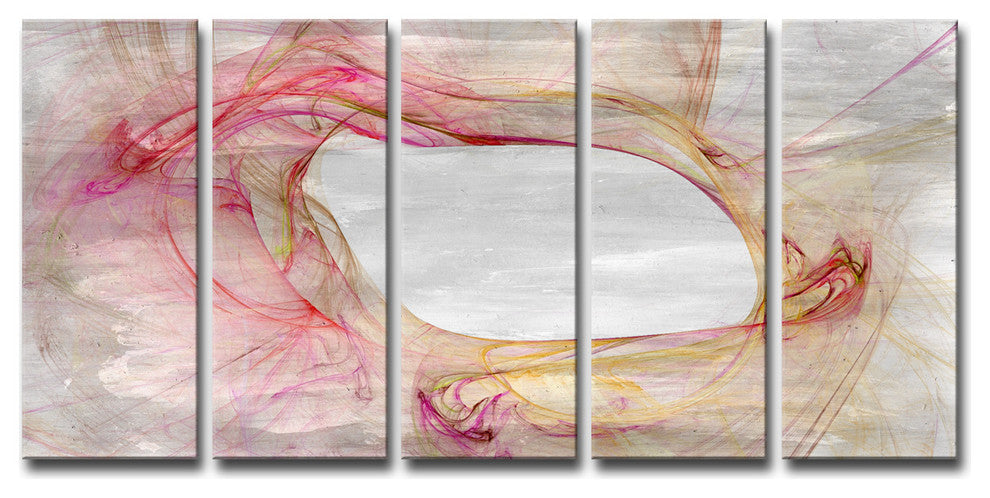 Ready2HangArt 'Glitzy Mist XVII' by Tristan Scott, 30"x60", 5 Piece Set