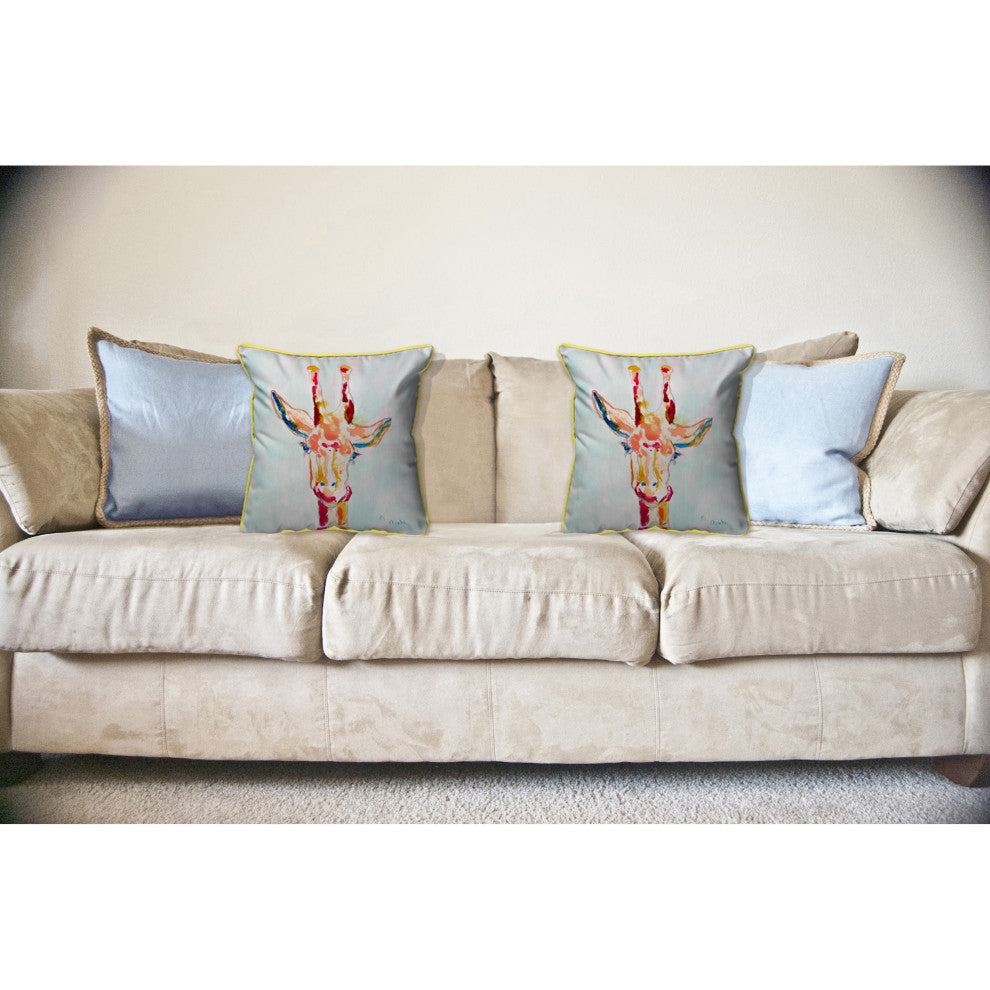 Giraffe Large Indoor/Outdoor Pillow 18x18