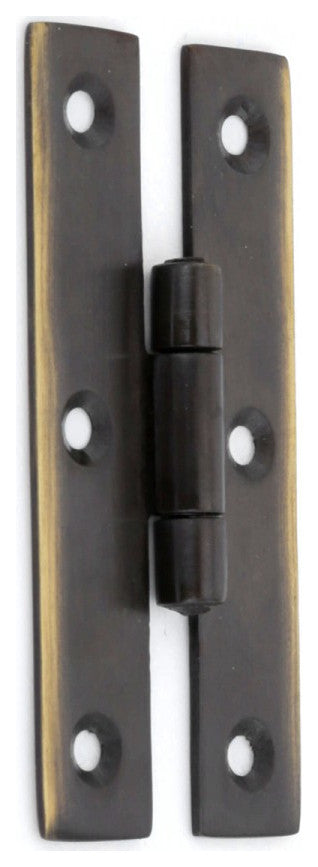 3" Oil Rubbed Bronze Cabinet Flush H Hinge
