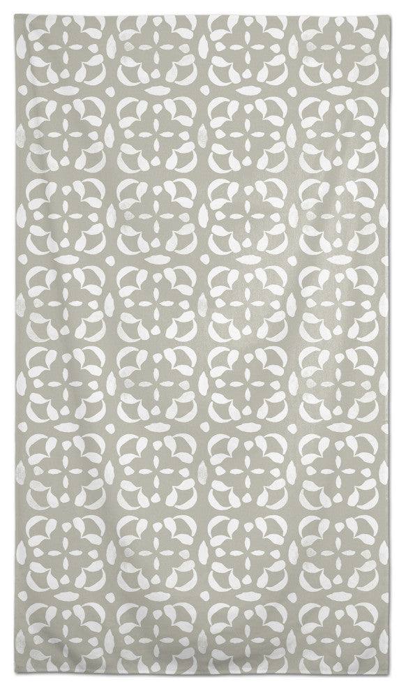 Gray Watercolor Pattern 58x102 Tablecloth