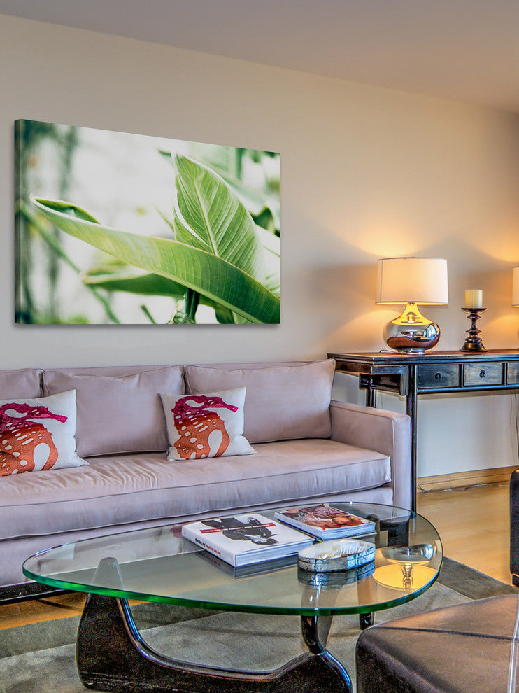 Marmont Hill, "Banana Leaves II" by Morgan Hartley on Wrapped Canvas, 30x20