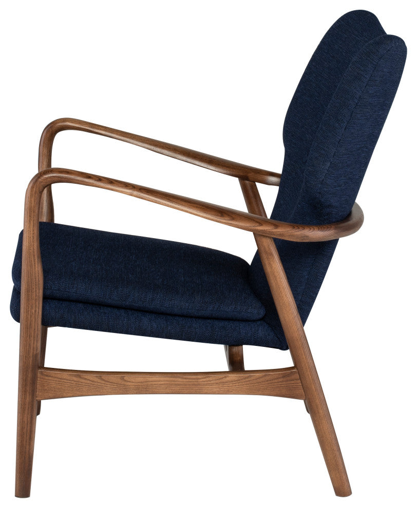 Patrik True Blue Fabric Occasional Chair