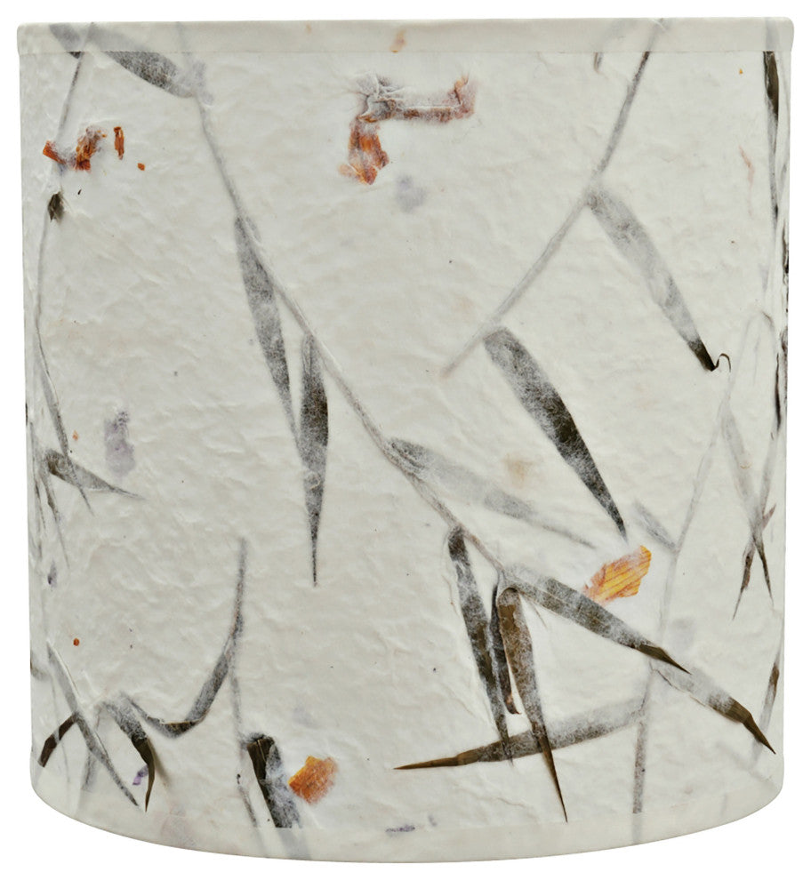 31223 Drum Shaped Spider Lamp Shade, Off White, 8" wide, 8"x8"x8"