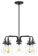 Generation Lighting 3114505 Belton 5 Light 24"W Chandelier - - Midnight Black