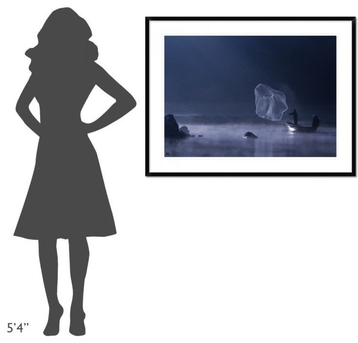 "Capture The Light" Framed Digital Print by Nunu Rizani, 44x33"