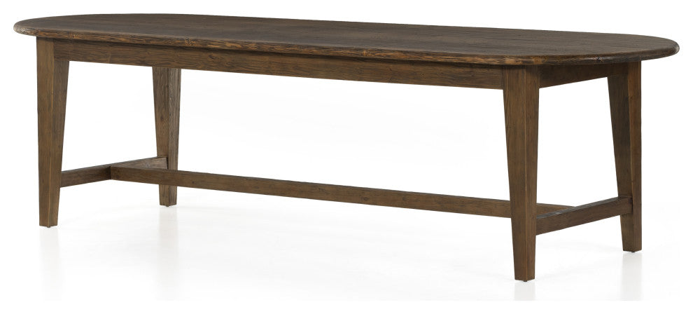 Alfie Dining Table, Waxed Pine, 110"