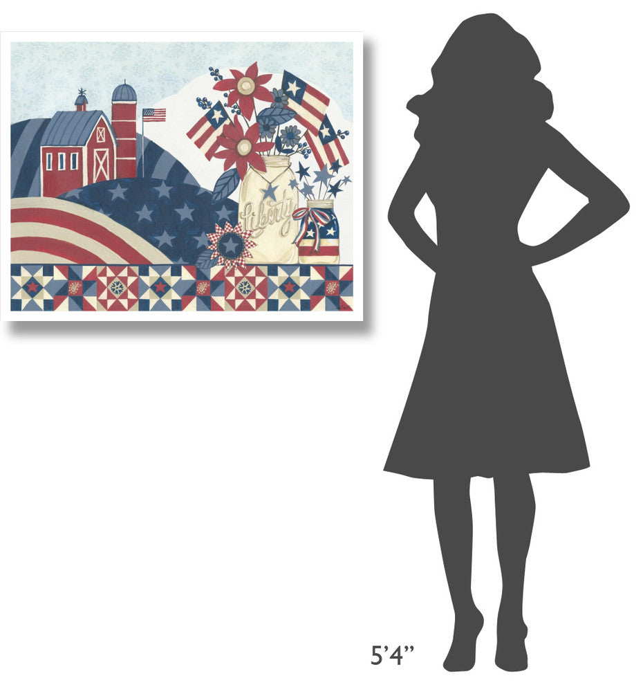 "American Country I" Digital Paper Print by Anne Tavoletti, 37"x30"