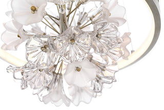 1 Light Botanical Chandelier