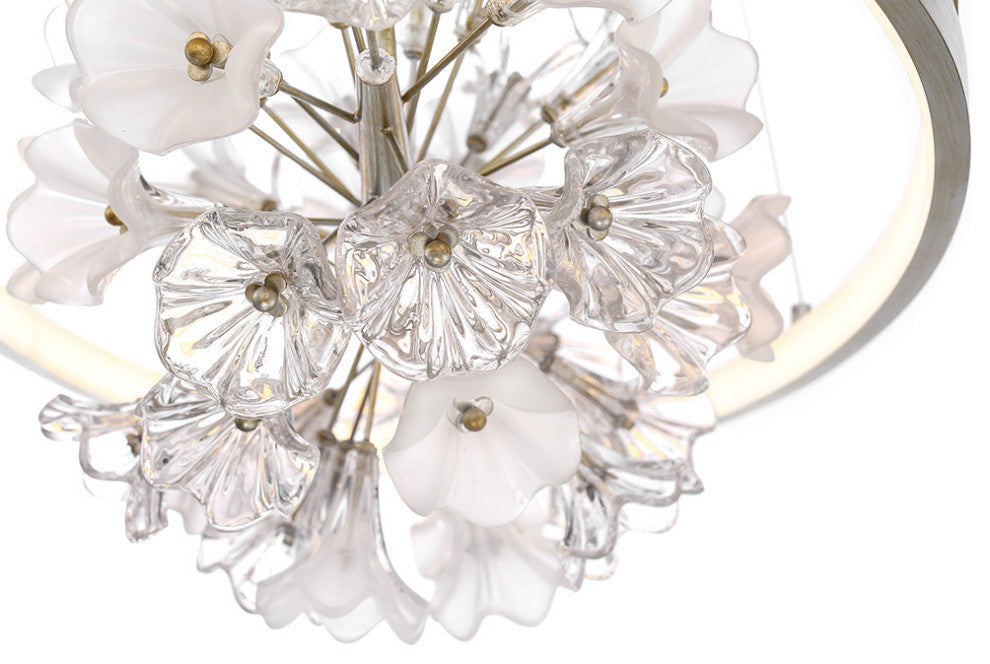 1 Light Botanical Chandelier
