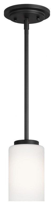 Oslo 1-Light Mini-Pendant Midnight Black