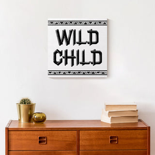 Wild Child 12x12 Canvas Wall Art