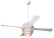 Modern Fan Stella LED-Light White/Gloss White 52" Ceiling Fan w/ Remote Control