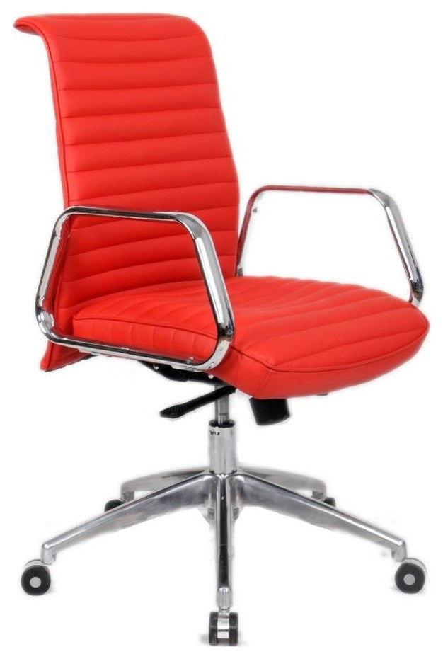 Modern Classics Ox Office Chair Mid Back, Red